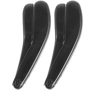 minkissy 2 Piezas Suministros De Extensión De Pestañas Individual Bigudí Cepillo Separador De Pestañas Women Ceja Paleta De Sombras De Ojos Dúo Mirar Latigazo Ascensor y Equipo El Plastico