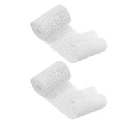 minkissy 2 Rollos Rollos de Tela de Yeso para Manualidades Material Ligero y Diseño Fácil de Usar, Ideales para Actividades al Aire Libre y Construcción de Paisajes