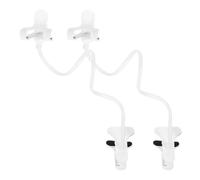 minkissy 2 Soportes Flexibles para Teléfono Móvil Abrazadera para Escritorio y Cama, Soporte Giratorio y Tabletas, Material Aleación de Aluminio y PP, Color, Pack de 2 Unidades,