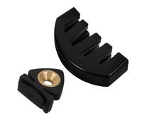 minkissy 2 Sordinas De Goma Para Violín Sordinas Pequeñas De Colores Ligeras De Colores Para Violín Pequeñas Negras