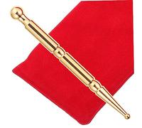 minkissy 2 unids pluma de masaje de acupuntura Herramientas de masaje facial Bolígrafo de masaje de oído Herramienta de masaje manual Acupoint Stick Masajeador de mano Masajeador de tejido profundo