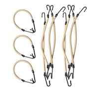 Minkissy 20 ganchos elásticos para coleta de caballo, para mujeres (albaricoque)