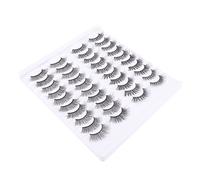 minkissy 20 Pares Pestañas Postizas De Simulación Realistas Pestañas Postizas Para Maquillaje De Chicas Naturales Blancas