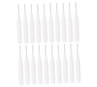 minkissy 20 Piezas Cepillos Interdental Para Cejas Mini Brocha De Maquillaje Portátil Para Maquillaje Cepillo Interdental Para Cejas Tapa Para Uso