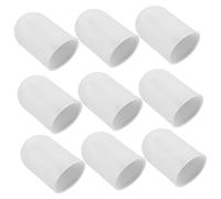 minkissy 20 Piezas cuna de dedo accesorios cocinita guantes mangas para los dedos funda de silicona para el dedo puntas de los dedos cubre dedos anti-escaldaduras pulgar Estuche protector