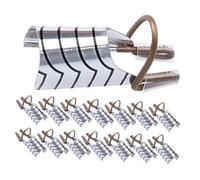 minkissy 20 Piezas Moldes de Aluminio para Extensión de Uñas Reutilizables Formas Precisas para Gel Uv Compatibles con Manicura DIY y Profesional Plata