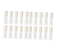 minkissy 20 Piezas Tubo Vacío De Brillo De Labios Tubo De Brillo De Labios Transparente Titular De La Barra De Labios Bálsamo De Brillo De Labios El Plastico Mini Crema