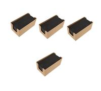 minkissy 200 Piezas Servilletas sin polvo servilletas de tela para restaurantes de restaurante de fiesta negras decoraciones de ceremonia de boda