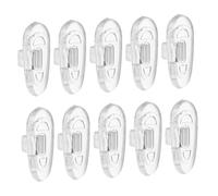 minkissy 200piezas Almohadillas Nasales De Silicona Almohadillas De Repuesto Para Puente De Gafas Accesorios De Silicona Para Uso Diario Gafas