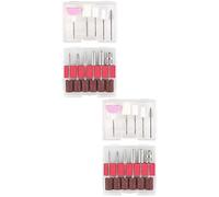 minkissy 22piezas Accesorios Para Lijado De Uñas Brocas Para Pulido De Uñas Herramientas Creativas Para Manicura Para Salones y Uso Personal