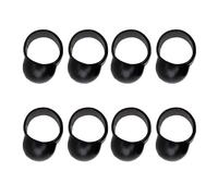 minkissy 24 Piezas Fundas para Dedos de Instrumento de Lengua de Silicona Antideslizantes 8 Piezas para Percusión Ethereal, Protección Cómoda para Dedos Índice, Medio y Anular, Uso Duradero