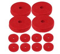 minkissy 24piezas Pads De Platillos De Fieltro Unidades Para Soporte Antivibración Protegen Platillos De Batería Repuesto De Almohadillas De Fieltro Tipo De Baterías
