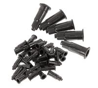 minkissy 250 Piezas tapas de punta de inyector tapas de punta de aguja agujas tapas de tapas luer lock portátil tapa de la aguja conector tapa de sellado Enchufar el plastico