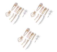 minkissy 27piezas Horquillas De Perlas Cabello Accesorios De Moda Para y Mujeres Aleatorios