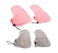 minkissy 2pares Cubrepiés Aislantes para Terapia de Pies Funda de Parafina para Spa de Pies de Soporte para Calentador de Cera Simple