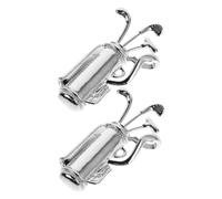 minkissy 2pcs Creative Golf Club De Golf Broche Pin Traje Pin De Hombre De Traje De Hombres Decoraciones De Fiesta De Traje De Hombres