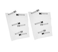 minkissy 2piezas Almohadillas Para Pies De Sillón Dental Fundas Protectoras Transparentes Impermeables Con Bandas Elásticas Para Salón De Dentista