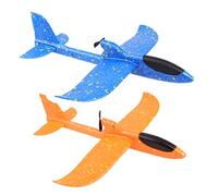 minkissy 2piezas Aviones De Juguete De Espuma Avión Motor Eléctrico De Avión USB De Observación Aviones De Espuma Recargables