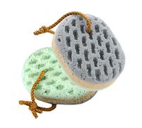 minkissy 2piezas Bolas De Baño Esponja Exfoliante Natural Para Ducha Esponja De Baño Corporal