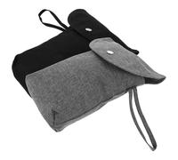 minkissy 2piezas Bolsa Cambiadora Portátil para Pañales Organizador para Guardar Pañales Bolsa de Almacenamiento para Bebés Color Negro y Gris para Viajes