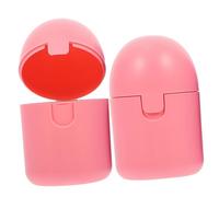 minkissy 2piezas Caja Portátil Organizador Para Mujer Limpiador De Microondas Suministros Para Niña Colores