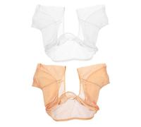 minkissy 2piezas Chaleco Protector Axilas Sudadera Lavable Antisudor Para Mujer y Niña Fino y Cómodo