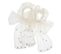 minkissy 2piezas Coletero De Malla Lazo Coleteros Grandes Cabello Gomas Elásticas Lazo Para Coletas Suave Para Niñas y Mujeres