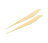 minkissy 2piezas Cuchara Para Cerumen Raspador De Oídos Palillos De Cerumen Limpiador De Oídos Herramientas De Limpieza Para Adultos y Viaje