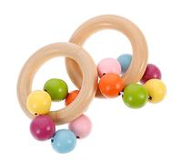 minkissy 2Piezas de Anillo para Bebés Juguete Sensorial Calmante Habilidades y Auditivas para Comunicación entre Hijos