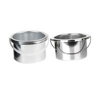 minkissy 2piezas De Cera Para Depilación Recambio Olla De Metal Para Calentador De Cera Pan De Accesorios Esenciales Para Cuidado Personal