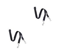 minkissy 2piezas Doble para Ajustable Acoplamiento De Cuerda para Entrenamiento y para y Negro