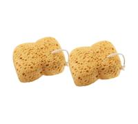 minkissy 2piezas Esponja De Baño Natural Paño Exfoliante Coreano Esponja De Baño Color Marrón Para Ducha y Exfoliación Corporal Cómoda