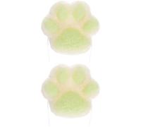 minkissy 2piezas Esponja Para Bebés Forma De De y Para Infantil Para y Limpieza Facial Verde y