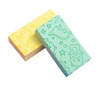 minkissy 2piezas Esponjas Exfoliantes de Pva para Baño de Limpiador Corporal Herramienta de Limpieza Artículos de Baño para Recién Nacidos