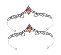 minkissy 2piezas Tiaras Vintage De Cumpleaños Diadema De Princesa Boda Graduación