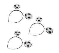 minkissy 3 Diademas Deportivas Divertidas para Mujer y Adultos, Accesorio Cabello Ligero y Cómodo, Ideales para Fiestas y Photo Props