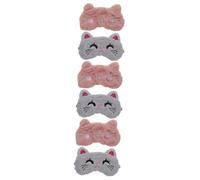 minkissy 3 Juegos De Antifaces De Peluche Portátiles Con Diseño De Animal Para Dormir Antifaz Para Casa Oficina Viajes Coche Conferencia Tren 2 Unidades X 3