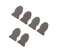 minkissy 3 Pares de de juego móvil de transpirable suministros de juego manga del pulgar para juegos protector de pulgar guantes para dedos de juego fibra Light Grey