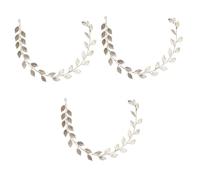 minkissy 3 Piezas accesorios para el cabello de boda para mujeres diadema de boda damas diademas tiara tocado de mujer para boda accesorios para el cabello de novia manual Venda sombrerería