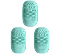 minkissy 3 Piezas Almohadilla De Limpieza De Cepillos Para Mujeres Depurador De Brochas De Maquillaje Alfombrilla Limpiadora De Maquillaje Limpiador De Brochas De Belleza Lavabo Cosmético