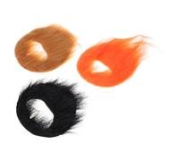 minkissy 3 Piezas Barba Falsa Varita Mágica Decoración Esponja Barba Divertida De Halloween Barba Bigote Falso Decorativo Divertido Disfraz De Barba Bigotes Postizos Poliéster