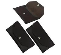 minkissy 3 Piezas Billetera del Titular de Efectivo Billetera de Dinero para Mujer para Mujeres Bolsa de Dinero PU Black