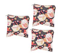 minkissy 3 Piezas Bolsa de Almacenamiento Bolsa de Mujer Bolso Tipo Bolsa para Mujer Viajar contenedor de Toallas sanitarias Bolsas menstruales para Chicas Adolescentes. poliéster