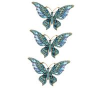 minkissy 3 Piezas broche de femenino insignia de broche de traje decorativo patas pasador de solapa de metal broche de ropa femenina decoración de ropa de mujer aleación