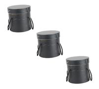 minkissy 3 Piezas Caja de redonda cajas de de cartón lámpara de flores cajas de de joyería Ramo cajas de sombreros de floristería caja de embalaje de flores Papel