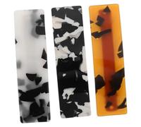 minkissy 3 Piezas Centro De Cabello De Acetato De Pinzas Para El Cabello Divertidas Pasadores Para Cabello Grueso Pinzas Decorativas Para El Cabello Plástico De Acetato