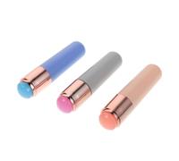 minkissy 3 Piezas Cepillo de Silicona para Herramientas de Uñas Aplicador de Silicona Cromado para Decoración de Uñas para Labios y Aplicación de Labios Maquillaje