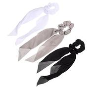 minkissy 3 Piezas De Banda Para El Cabello De Color Sólido Para El Intestino Grueso Bandas Para La Lazos Para El Cabello Relleno Parpadeante Soporte De Decoración Moños Diadema