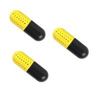 minkissy 3 Piezas Deshumidificador De Zapatos De Zapatos Bolsa De Cápsula Desecante Bolas Purificadoras De Aire Deshumidificadores Para El Hogar Desodorizante Yellow