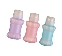 minkissy 3 Piezas removedor de uñas quitaesmalte nail polish remover water dispenser quita esmalte líquido botella de esmalte de uñas botella de removedor bloqueable empuje hacia abajo
